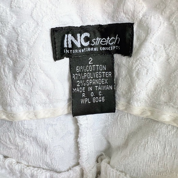 White textured cropped pants by inc international concepts - Picture 4 of 5